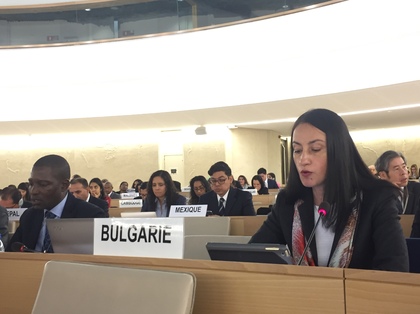 Изказване на постоянния представител на България в Женева в годишния панел по правата на детето в Съвета по правата на човека