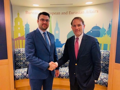 Заместник- министърът на външните работи Георг Георгиев обсъди актуални теми от дневния ред с партньори в Държавния департамент