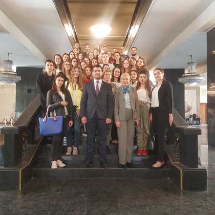 Заместник-министър Георгиев проведе открита лекция със студенти по Европеистика от Софийския университет