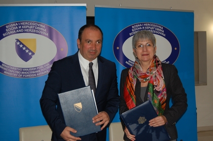 Подписване на Меморандум за сътрудничество между България и Босна и Херцеговина