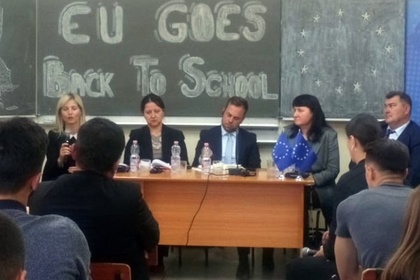 Diplomatë bullgarë në debatet "BE-ja kthehet në shkollë"
