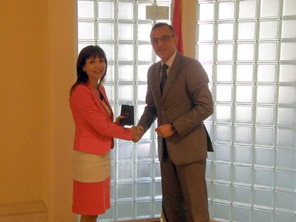 Среща на посланик Таня Димитрова с министъра на земеделието на Хърватия Тихомир Яковина
