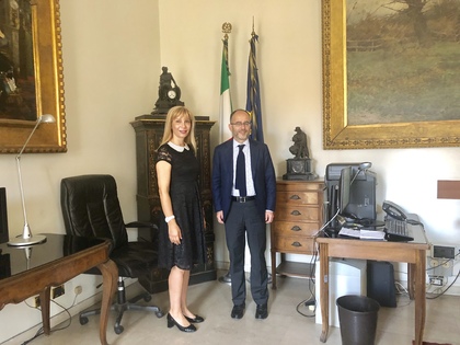 Генералният консул Таня Димитрова се срещна със заместник-префекта на Милано Франческо Гарсия