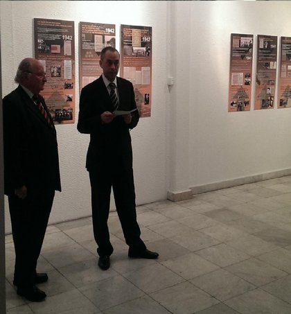 Изложбата „Силата на гражданското общество: Съдбата на евреите в България” беше представена в Сараево