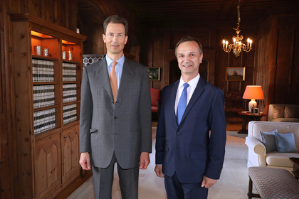 Посланикът ни в Берн Ради Найденов връчи акредитивните си писма на принца на Лихтенщайн