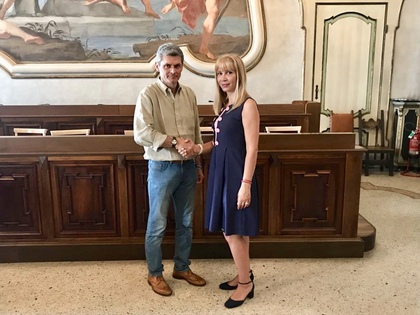 Българският консул в Милано се срещна с кмета на град Павия