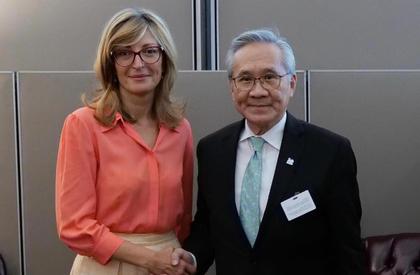 Вицепремиерът Екатерина Захариева се срещна с външния министър на Кралство Тайланд Дон Прамудвинай в Ню Йорк