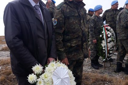 Паметта на загиналите български войници бе почетена на връх Каймакчалан