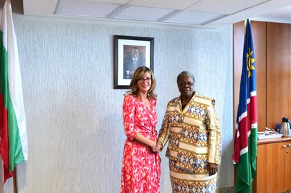 Екатерина Захариева представи възможностите за бизнес с България пред правителството на Намибия