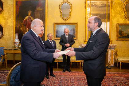 Посланик Богдан Паташев връчи акредитивните си писма на Принца и Велик магистър на Малтийския орден