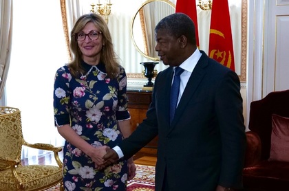 Вицепремиерът Екатерина Захариева се срещна с президента на Ангола