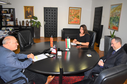 Посланик Ангел Ангелов се срещна с кмета на град Велес 