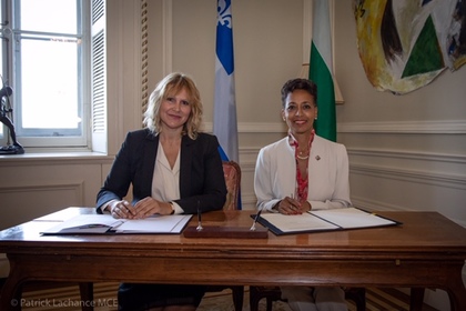 Republic of Bulgaria and the Province of Quebec sign a Social Security Agreement