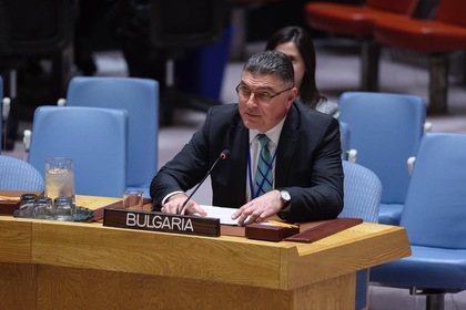 The Permanent Representative of Bulgaria to the UN in New York, Ambassador Panayotov, participated in the UN Security Council Open Debate