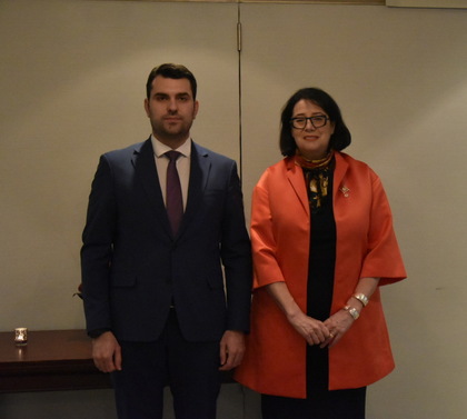 Заместник-министър Георгиев се срещна с лейтенант-губернатора на провинция Британска Колумбия в Канада