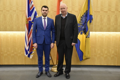 Заместник-министърът на външните работи Георг Георгиев се срещна с кмета на канадския град Бърнаби