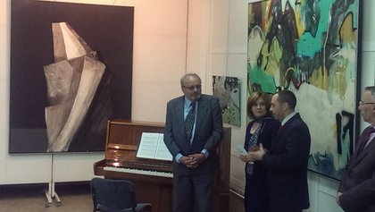 Изложба с картини на български художници, участвали в „Арт Симпозиум Яхорина“