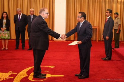 Посланик Петър Андонов връчи акредитивните си писма на президента на Тимор-Леще