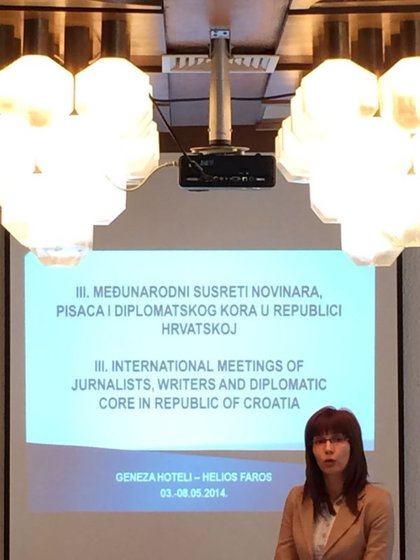 Участие на посланик Таня Димитрова в ІІІ Международна среща на журналисти, писатели и дипломатии