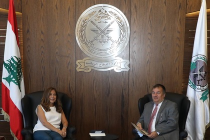 Ambassador Belev met with Deputy Prime Minister and Minister of Defense of the Lebanese Republic Zeina Akar