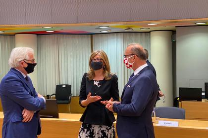 Външните министри на ЕС обсъдиха Турция и Латинска Америка на първа среща на живо след пандемията