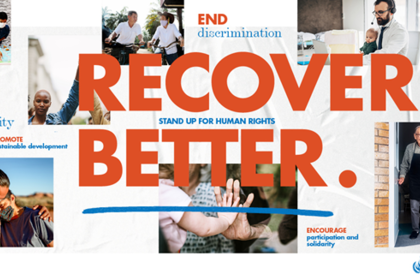 „Да се възстановим от кризата по-добри” е призивът на ООН за Международния ден на правата на човека