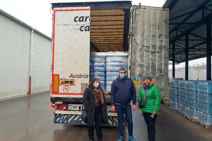 В Хърватия пристигна първият ТИР с минерална вода от България