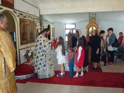 Отбелязване на храмовия празник на българската църква в Атина