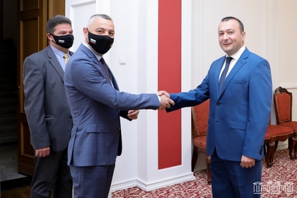 Meeting of Ambassador Anastasov with the NA Vice President Vahe Enfiajyan