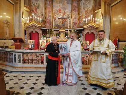 Българско православно богослужение в Рим за отбелязване на 50 години дипломатически отношения между ЕС и Светия престол  