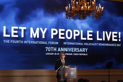 Участие на президента Росен Плевнелиев в Четвъртия международен форум  „Let My People Live!“ в памет на жертвите на Холокоста