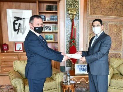 Посланик Пламен Цолов връчи копия от акредитивните си писма на министъра на външните работи на Мароко