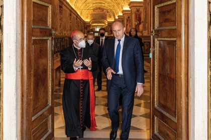 Президентът на Република България Румен Радев посети Ватиканската Апостолическа библиотека 