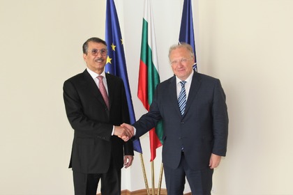 Министър Стоев прие посланика на Държавата Катар