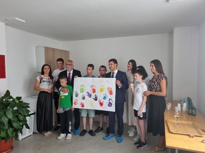 Откриване на Център за обучение, социална рехабилитация и интеграция за деца с увреждания по Българската помощ за развитие