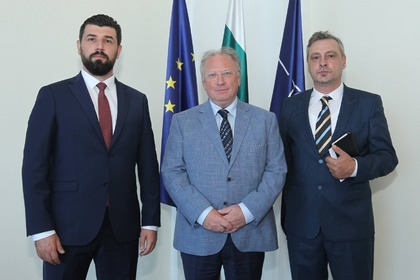 Министър Светлан Стоев прие ръководството на партията Граждански демократичен съюз от Република Северна Македония