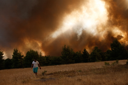 Информация относно актуалните огнища на пожари в Гърция към 13:00 часа на 7 август 2021 г.