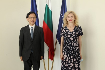 Заместник-министър Динкова и посланикът на Япония обсъдиха сътрудничеството по линия на помощта за развитие