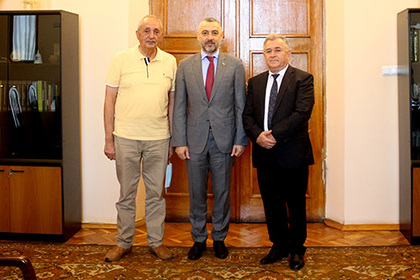 Meeting at the Armenian National Academy of Sciences in Yerevan between the Ambassador of the Republic of Bulgaria and the Director of the National Academy of Sciences