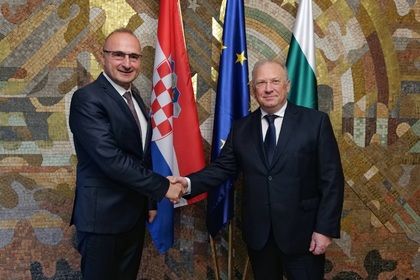 България и Хърватия потвърдиха желанието за задълбочаване на сътрудничеството и свързаността между двете страни