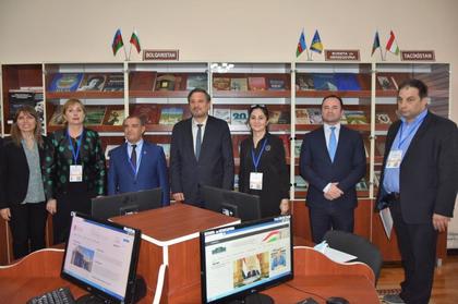 Ambassador Nikolay Yankov partcipated in the opening ceremony of the Bulgarian corner at the National Library of Azerbaijan "M.F. Akhundov "