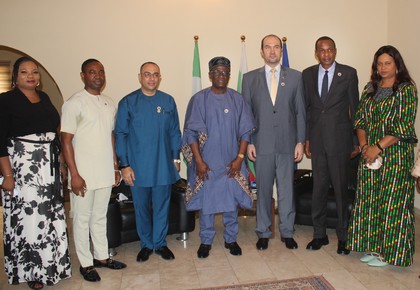 Среща на посланик Йорданов с председателя на Нигерийската асоциация на търговските,  индустриалните, минните и земеделските палати