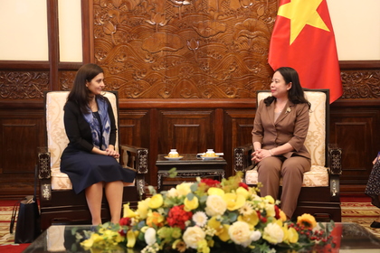 Посланик Маринела Петкова се срещна с вицепрезидента на Виетнам Во Тхи Ан Суан