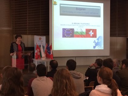 Участие на Посолство Берн в инициативата на делегацията на ЕС по случай Деня на Европа 9 май в швейцарски училища