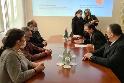 Signed Agreement for a Grant awarded to the Baku Slavic University