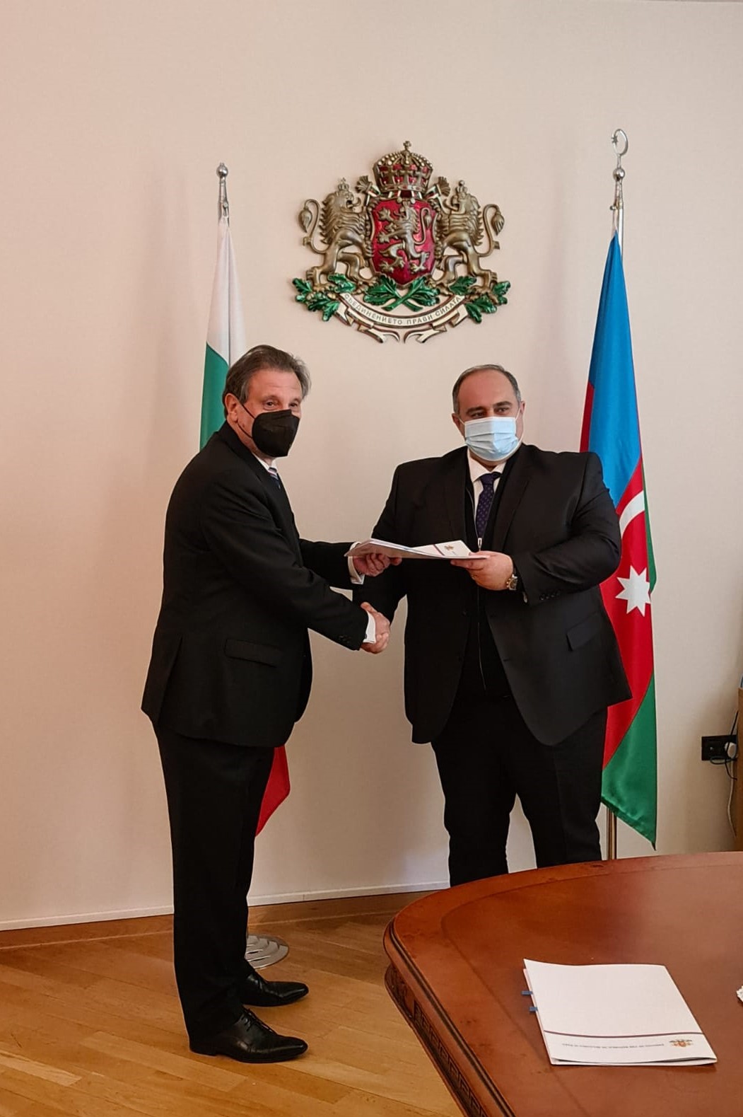 Signed Agreement for a Grant awarded to the Baku Slavic University