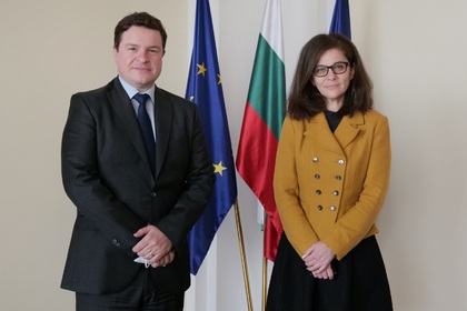 Minister Genchovska received the British Ambassador to Bulgaria Rob Dixon