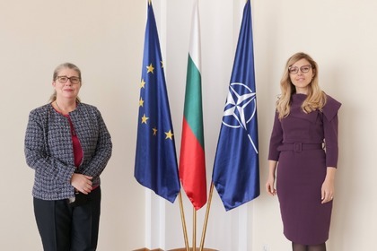 Deputy Minister Velislava Petrova received the Deputy Chief of Mission at the U.S. Embassy