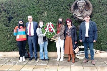 Отбелязване на 149 години от обесването на Васил Левски в посолството на България в Кипър