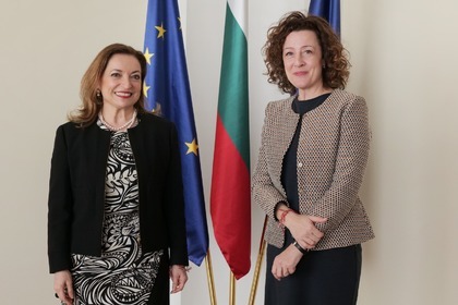 Deputy Minister Irena Dimitrova received the Ambassador of Italy to Bulgaria Giuseppina Zarra